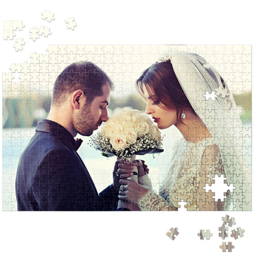 Custom Photo Puzzle Gift for Bride Personalized Picture Puzzle Custom Picture Jigsaw Puzzle Wedding Gift