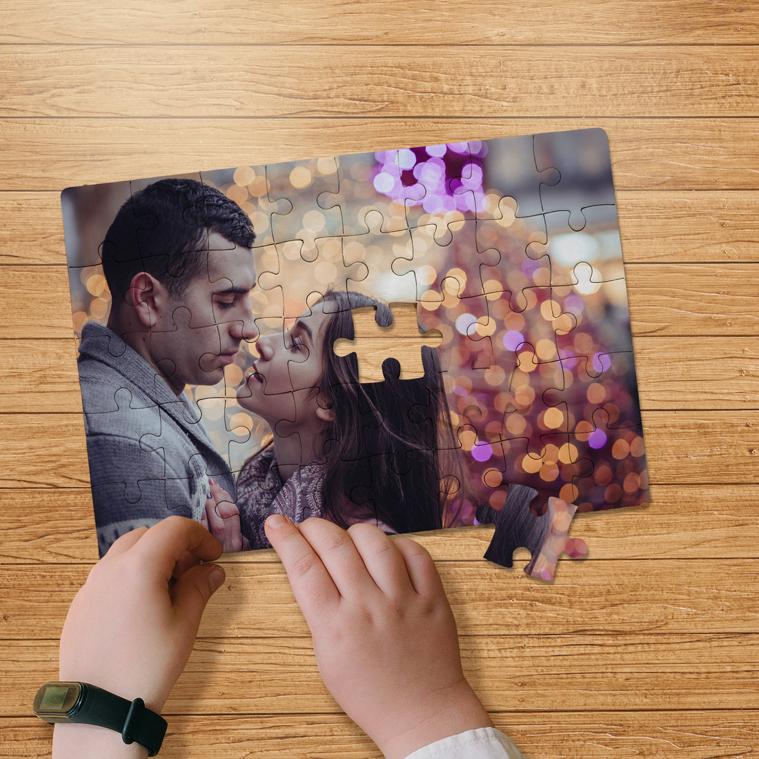 Personalized Puzzle with Photo Custom Picture Puzzle Personalized Gift for Him Anniversary Gift for Wife Photo Puzzle Valentine Gift