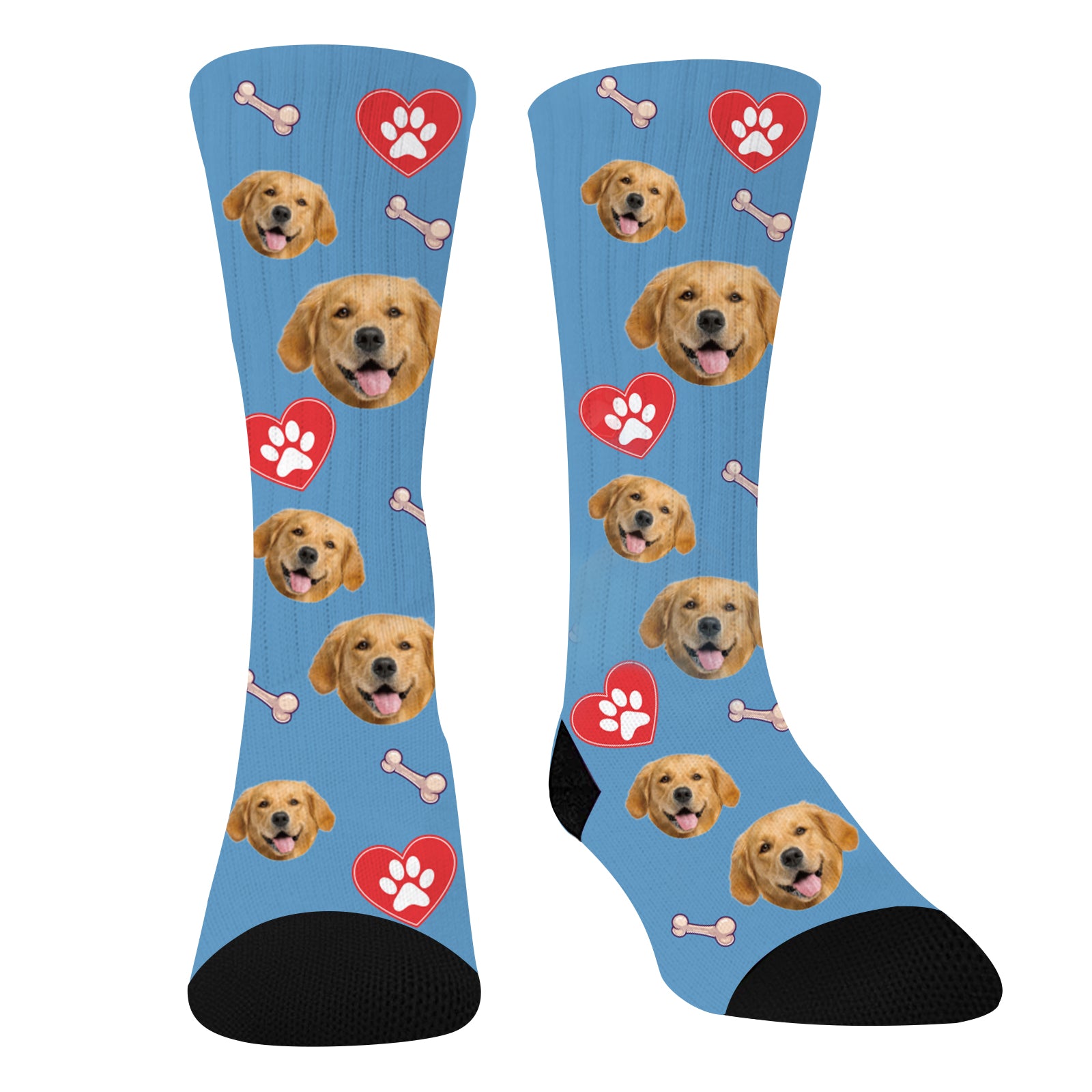 Custom Dog Face Socks Funny Socks with Faces for Dogs Personalized Photo Gifts  Personalized Socks for Pet Lover
